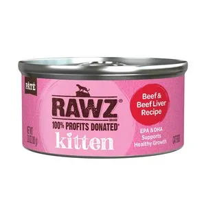 18/2.8oz Rawz Kitten Beef & Beef Liver - Health/First Aid